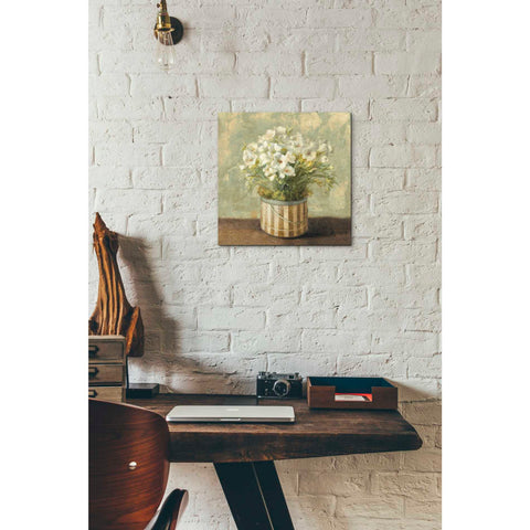 Image of 'Hatbox Freesia' by Danhui Nai, Canvas Wall Art,12 x 12