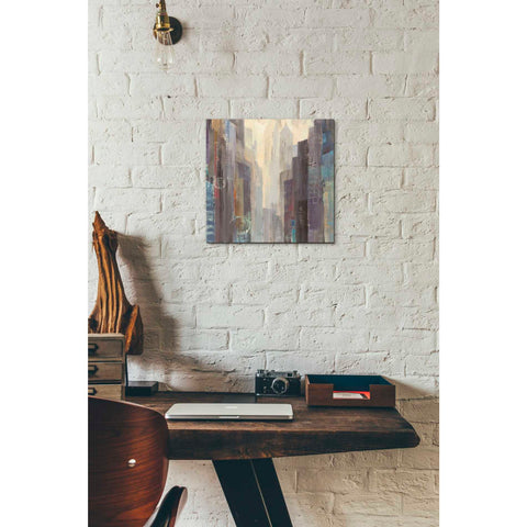 Image of 'City at Dawn' by Albena Hristova, Canvas Wall Art,12 x 12