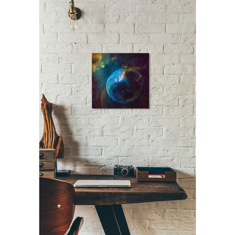 Image of 'Bubble Nebula' Hubble Space Telescope Canvas Wall Art,12 x 12