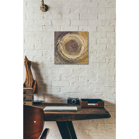 Image of 'Wooden Rings' by Albena Hristova, Canvas Wall Art,12 x 12