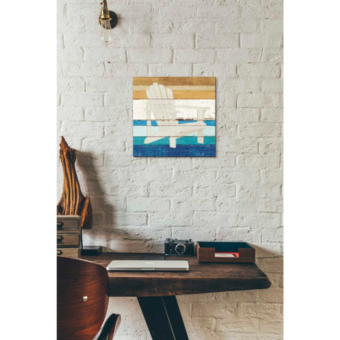 Image of 'Beachscape IV' by Michael Mullan, Canvas Wall Art,12 x 12