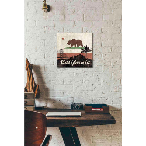 Image of 'California' by Moira Hershey, Canvas Wall Art,12 x 12