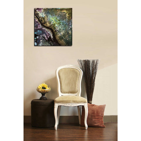 Image of 'Earth As Art: Iraqi Emplacement' Canvas Wall Art,12 x 12
