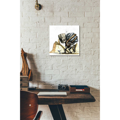 Image of 'Ink Bot 2.0' by Craig Snodgrass, Canvas Wall Art,12 x 12