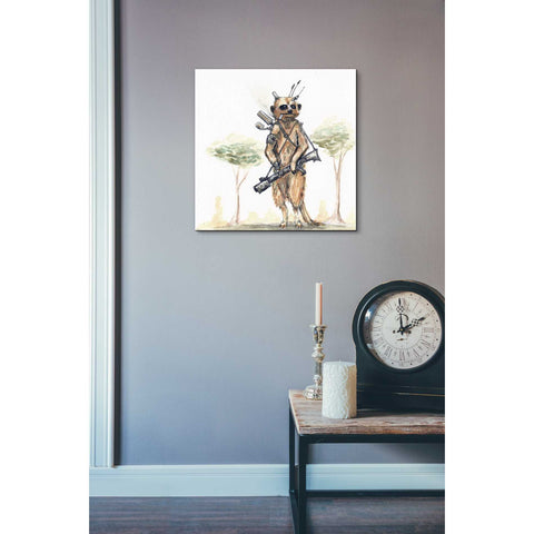 Image of 'Meerkat' by Craig Snodgrass, Canvas Wall Art,12 x 12