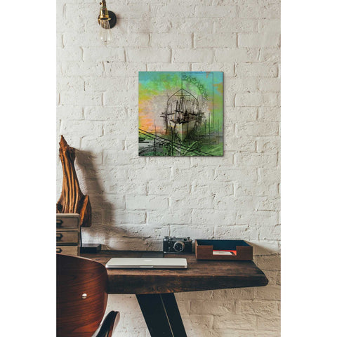 Image of 'Ship Builders' by Elena Ray Canvas Wall Art,12 x 12