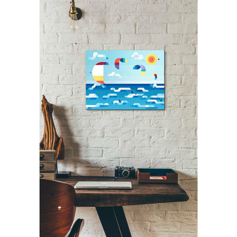 Image of 'Kites Dance' by Antony Squizzato, Canvas Wall Art,12 x 16