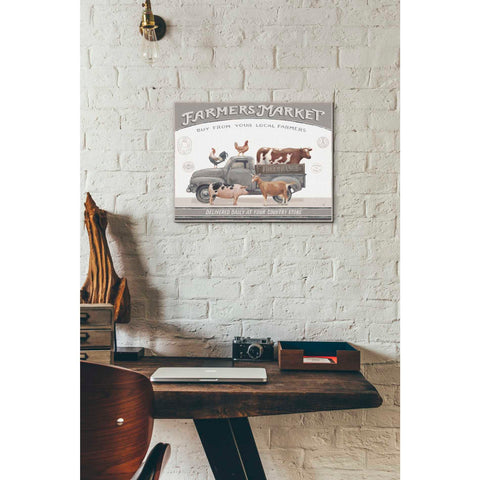 Image of 'Vintage Farm I v2' by Daphne Brissonet, Canvas Wall Art,12 x 16