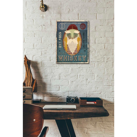 Image of 'Fisherman VIII Old Salt Whiskey' by Ryan Fowler, Canvas Wall Art,12 x 16