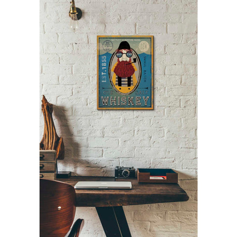 Image of 'Fisherman IV Old Salt Whiskey' by Ryan Fowler, Canvas Wall Art,12 x 16
