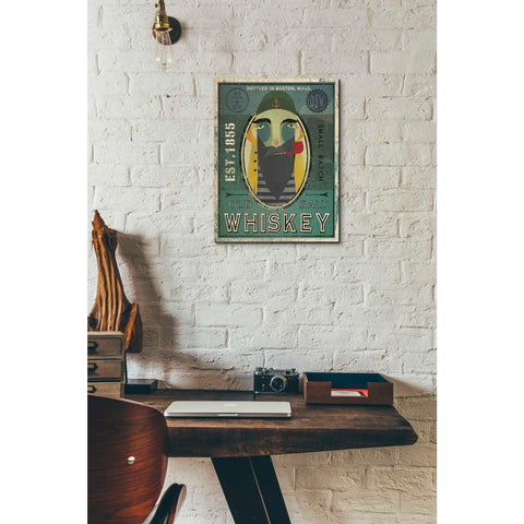 Image of 'Fisherman VII Old Salt Whiskey' by Ryan Fowler, Canvas Wall Art,12 x 16