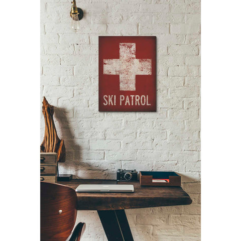 Image of 'Ski Patrol' by Ryan Fowler, Canvas Wall Art,12 x 16