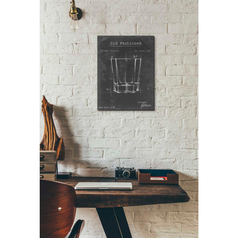 Image of 'Barware Blueprint I' by Ethan Harper Canvas Wall Art,12 x 16