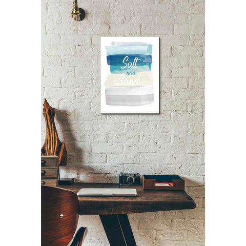 Image of 'Salt And Sand' by Linda Woods, Canvas Wall Art,12 x 16