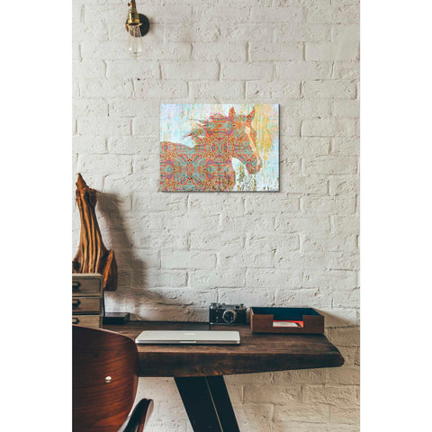 Image of 'Pattern Horse' by Irena Orlov, Canvas Wall Art,16 x 12