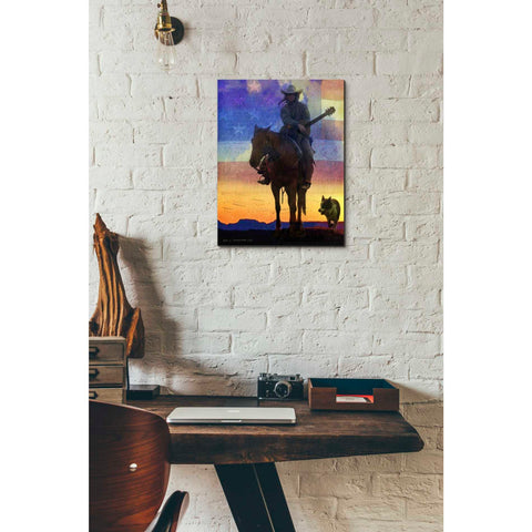 Image of 'American Cowgirl' by Chris Vest, Giclee Canvas Wall Art