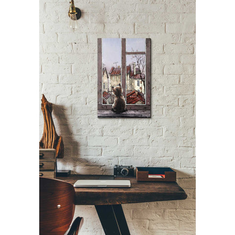 Image of 'Old Yard' by Alexander Gunin, Canvas Wall Art,12 x 18