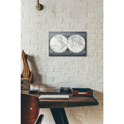 Image of 'Old World Globe' by Wild Apple Portfolio, Canvas Wall Art,12 x 18
