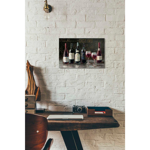 Image of 'Bistro Reds v.2 Crop' by Danhui Nai, Canvas Wall Art,12 x 18