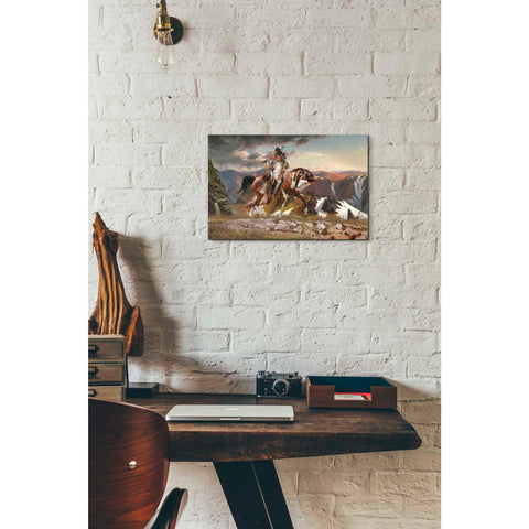 Image of 'On The Lookout' by Steve Hunziker, Canvas Wall Art,18 x 12