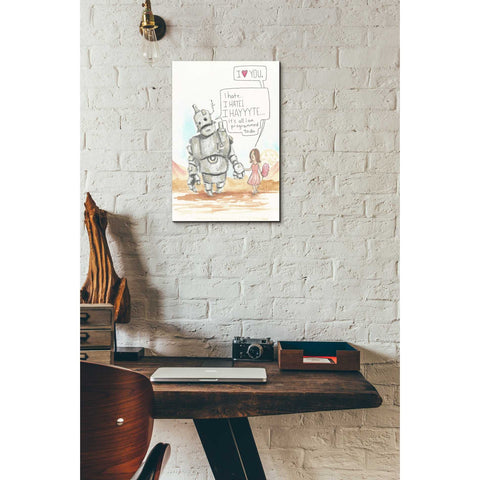 Image of 'I Hate' by Craig Snodgrass, Canvas Wall Art,12 x 18