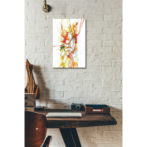 Image of 'Nebula Bot' by Craig Snodgrass, Canvas Wall Art,12 x 18