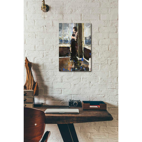 Image of 'At The Corner' by Oscar Alvarez Pardo, Canvas Wall Art,12 x 18