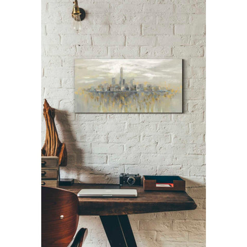 Image of 'Manhattan Fog' by Silvia Vassileva, Canvas Wall Art,12 x 24