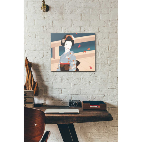 Image of 'Momiji' by Sai Tamiya, Canvas Wall Art,16 x 18