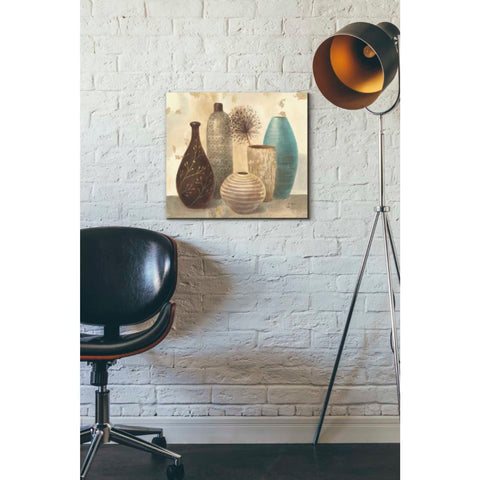 Image of 'Vessel Still Life II' by Albena Hristova, Canvas Wall Art,18 x 16