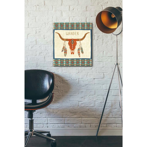 Image of 'Southwest at Heart I FLAG' by Veronique Charron, Canvas Wall Art,16 x 18