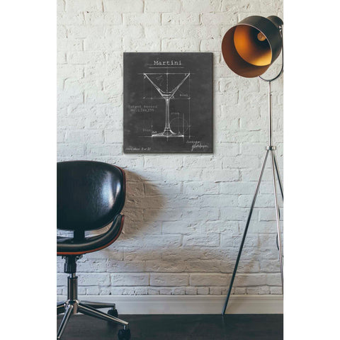 Image of 'Barware Blueprint V' by Ethan Harper Canvas Wall Art,16 x 18