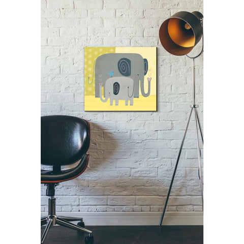 Image of 'Mama and Me Collection A' by Victoria Borges Canvas Wall Art,18 x 16