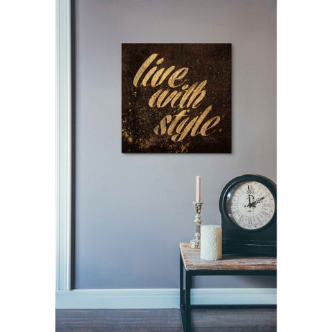 Image of 'Shoe Fetish Quotes III' by Emily Adams, Canvas Wall Art,18 x 18