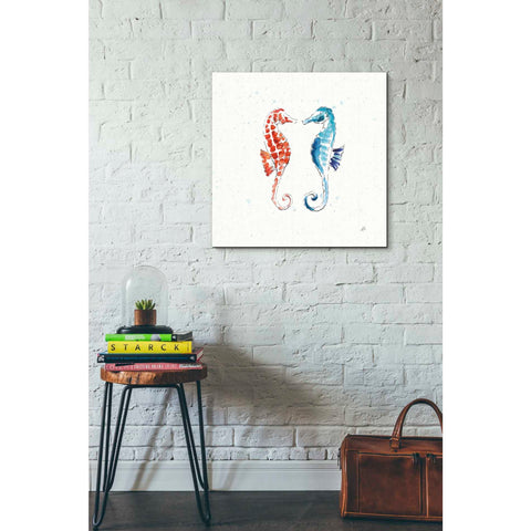 Image of 'Maritime IX' by Daphne Brissonet, Canvas Wall Art,18 x 18