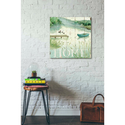 Image of 'Lakeside I' by Daphne Brissonet, Canvas Wall Art,18 x 18
