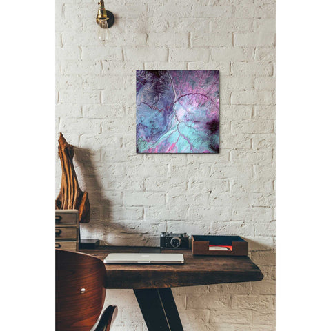 Image of 'Earth As Art: Cloud Lightning' Canvas Wall Art,18 x 18