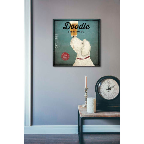 Image of 'Doodle Beer' by Ryan Fowler, Canvas Wall Art,18 x 18