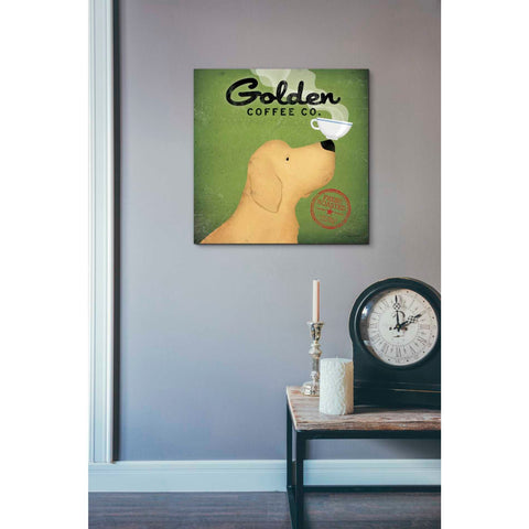 Image of 'Golden Coffee Co Square' by Ryan Fowler, Giclee Canvas Wall Art