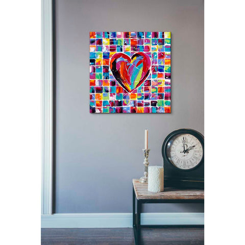 Image of 'Hearts of a Different Color II' by Carolee Vitaletti Giclee Canvas Wall Art