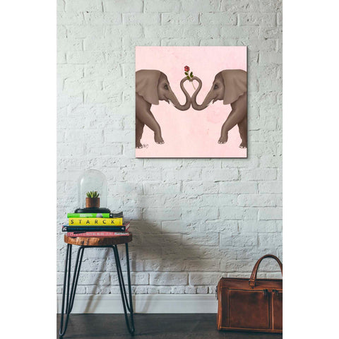Image of 'Love is in the Air Collection C' by Fab Funky Giclee Canvas Wall Art