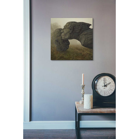 Image of 'Mother's Kiss' by Dariusz Klimczak, Canvas Wall Art,18 x 18