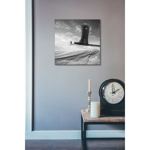 Image of 'Canteen' by Dariusz Klimczak, Canvas Wall Art,18 x 18