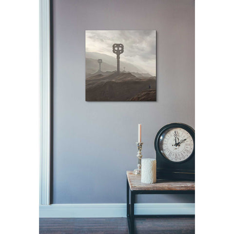 Image of 'Land of Keys' by Dariusz Klimczak, Canvas Wall Art,18 x 18