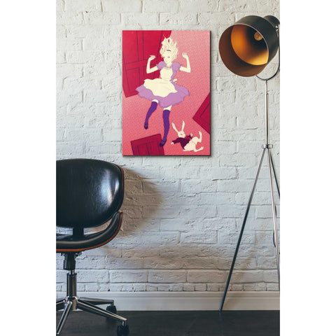 Image of 'Alice Falling' by Sai Tamiya, Canvas Wall Art,18 x 26