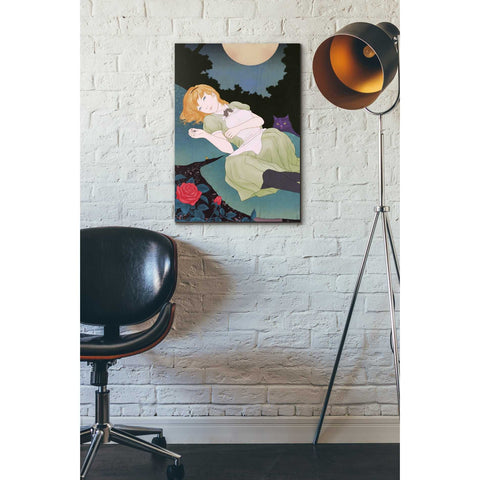 Image of 'Moonlight' by Sai Tamiya, Canvas Wall Art,18 x 26