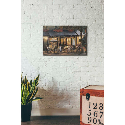 Image of 'La Brasserie' by Marilyn Hageman, Canvas Wall Art,18 x 26