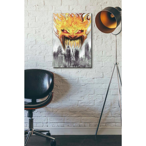 Image of 'Trial By Fire' by Michael StewArt, Canvas Wall Art,18 x 26