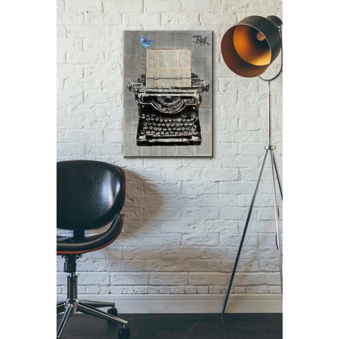 Image of 'The Writer' by Loui Jover, Canvas Wall Art,18 x 26