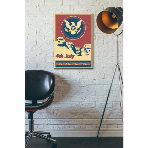 Image of 'Independence Day Rushmore' Canvas Wall Art,18 x 26